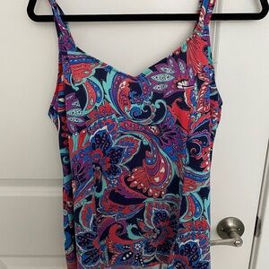 Paisley Tankini Top